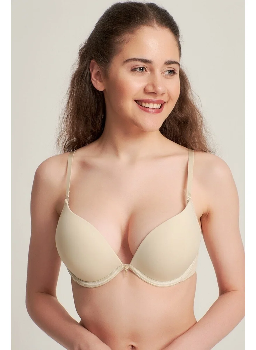 Katmirra Women's Black Padded Push-Up Bra