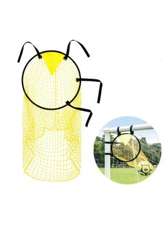 Soccer Top Bin, Soccer Target Goal, Soccer Ball Target with Highlighted, Scoring Zones Corner Shooting, Soccer Goal Target Net for Shooting Accuracy Training Practice Equipment Trainer Gifts
