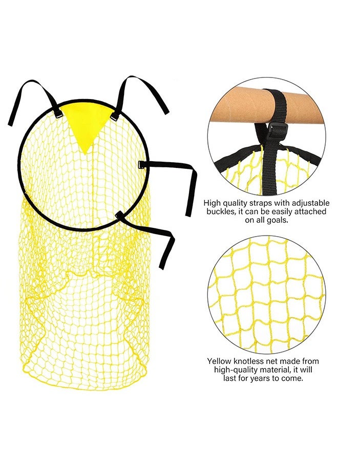 Generic - Soccer Top Bin, Soccer Target Goal, Soccer Ball Target with Highlighted, Scoring Zones Corner Shooting, Soccer Goal Target Net for Shooting Accuracy Training Practice Equipment Trainer Gifts - Image 1