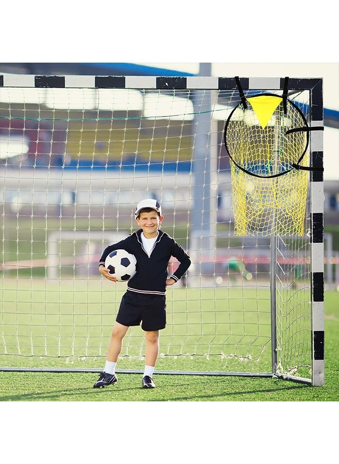 Generic - Soccer Top Bin, Soccer Target Goal, Soccer Ball Target with Highlighted, Scoring Zones Corner Shooting, Soccer Goal Target Net for Shooting Accuracy Training Practice Equipment Trainer Gifts - Image 1