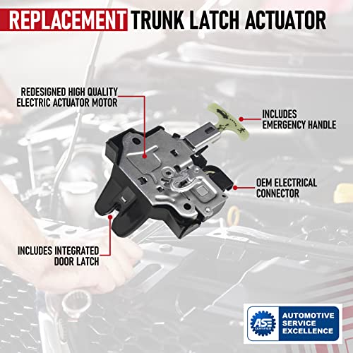 AA Ignition محرك قفل باب صندوق البديل - يحل محل 931-860، 64600-33120، 64600-06010 - متوافق مع تويوتا كامري 2007، 2008، 2009، 2010، 2011 مع قفل صندوق دخول بدون مفتاح - موديلات 07-11 - Image 4