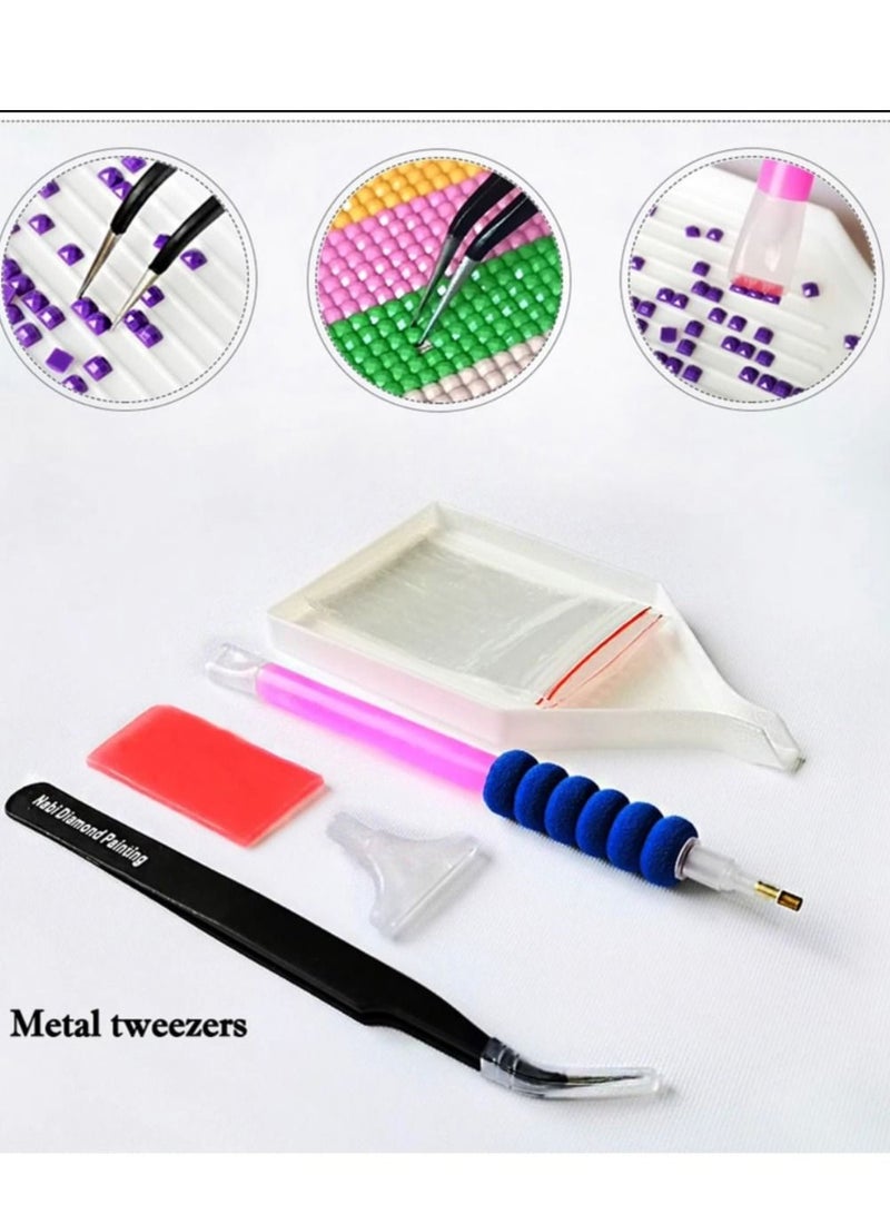 STRATEG DIY 5D Round Diamond Painting Craft Kits Multicolor - Image 3