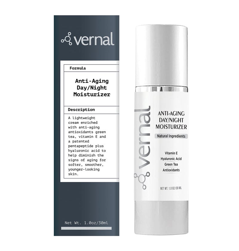Vernal All-in-One Anti Aging Moisturizer â€“ Infused Wrinkle Smoothing Cream | Get Smoother, Firmer Luminous Looking Skin Without Injections or Fillers | Best Anti Wrinkle Cream That Really Works - Image 1