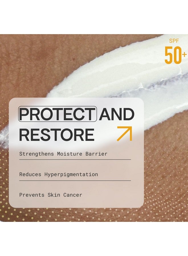 Physiogel Daily Moisture Therapy Barrier Mineral Sunscreen Broad Spectrum 50 | Water Resistant & Safe For Sensitve Skin | Strenghten Skin Barrier | Reef Friendly, Paraben-Free, Dermatologically Tested