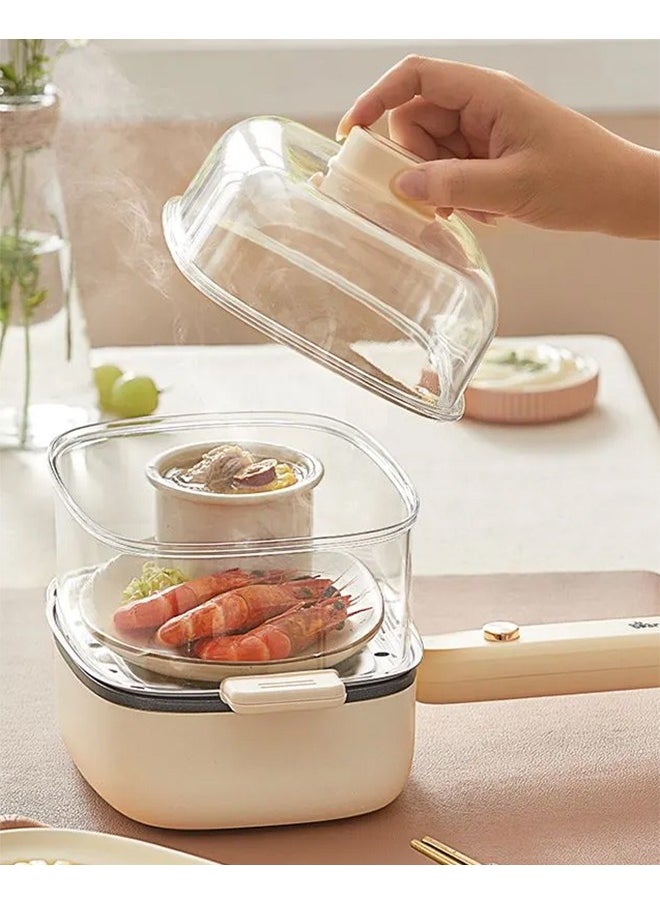 Bear - Rapid Egg Cooker - Egg Boiler with 12 Egg Capacity - Non-Stick Frying Pan - Multifunctional Cookware - 500W - Image 1
