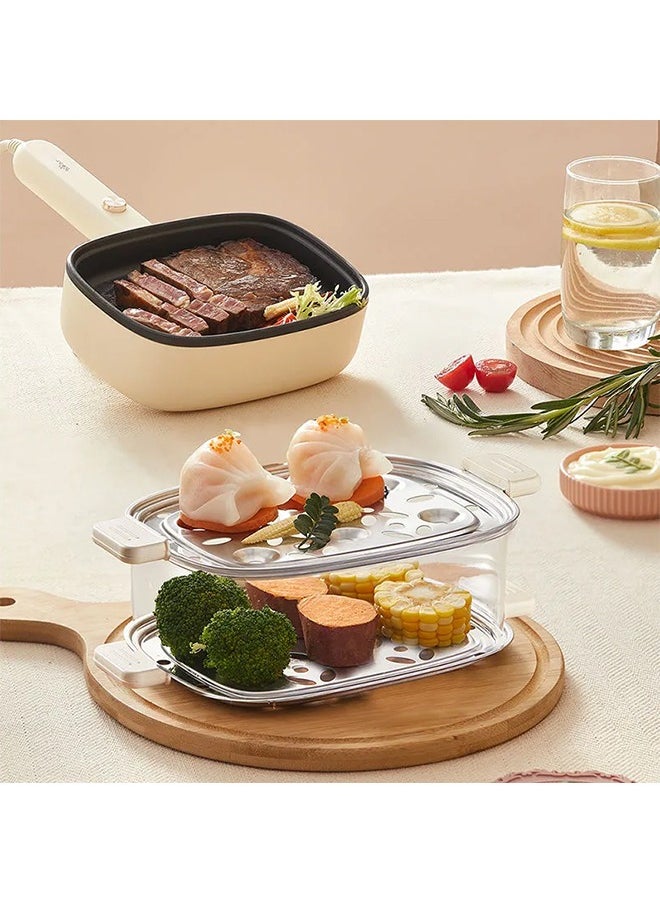 Bear - Rapid Egg Cooker - Egg Boiler with 12 Egg Capacity - Non-Stick Frying Pan - Multifunctional Cookware - 500W - Image 1