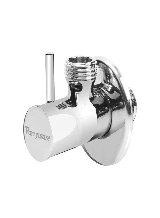 Parryware Brass Angle Valve with wall flange (Chrome finish) - Image 2