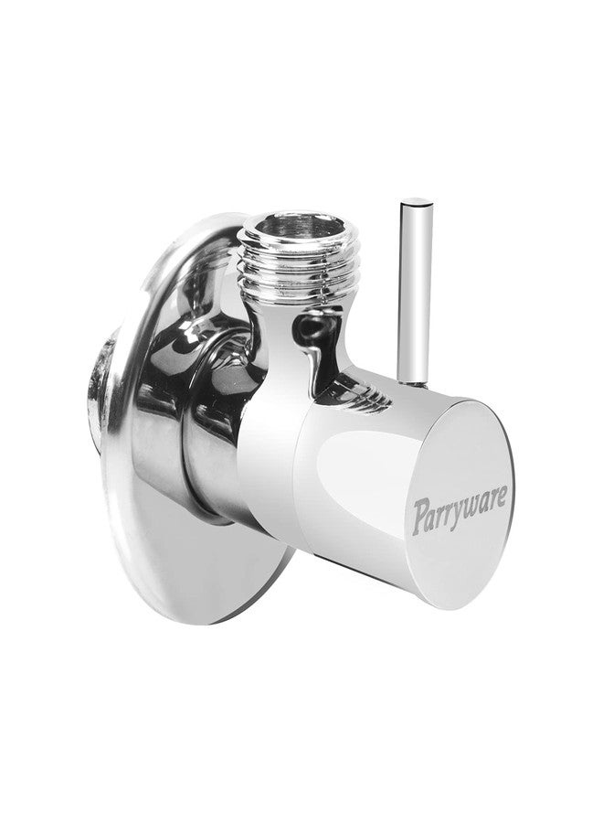 Parryware Brass Angle Valve with wall flange (Chrome finish) - Image 1