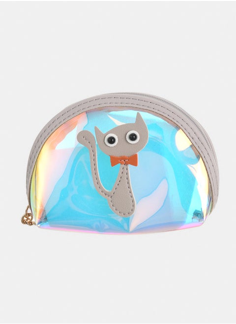 Mini cat bow wallet with key chain