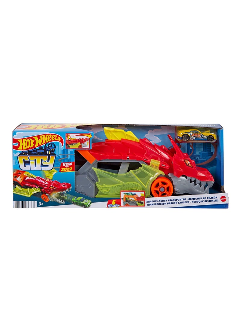 Hot Wheels Dragon Launch Transporter GTK42  - Image 1