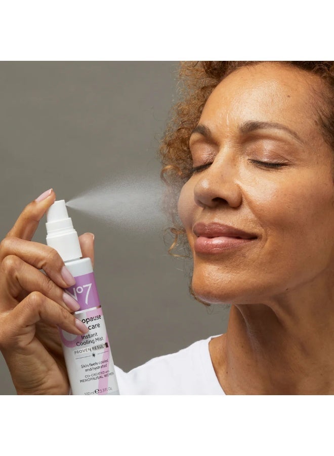 Boots No.7 No7 Menopause Skincare Instant Cooling Mist Proven Results (100ml) - Image 3