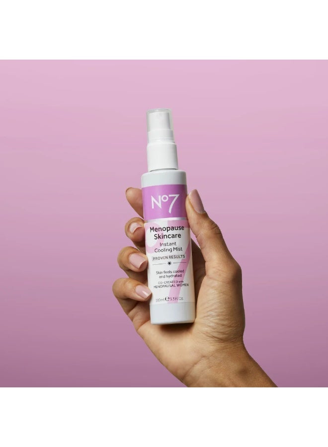 Boots No.7 No7 Menopause Skincare Instant Cooling Mist Proven Results (100ml) - Image 2