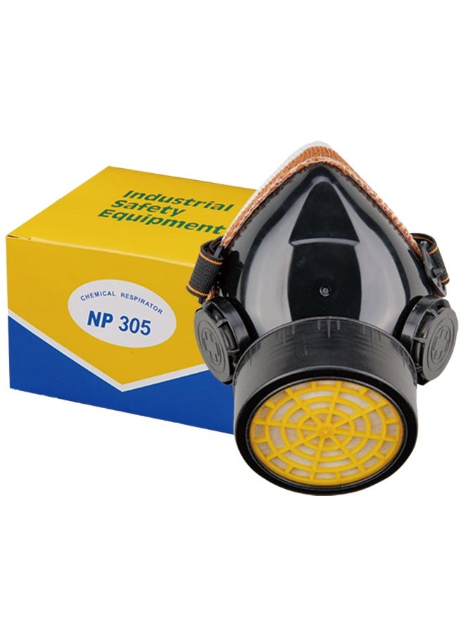 Workman Safety Respirator CM 1001 Single - NP 305, Protective Face Mask for Dust, Fumes, and Allergens, Industrial Respiratory Protection, Adjustable, Comfortable 