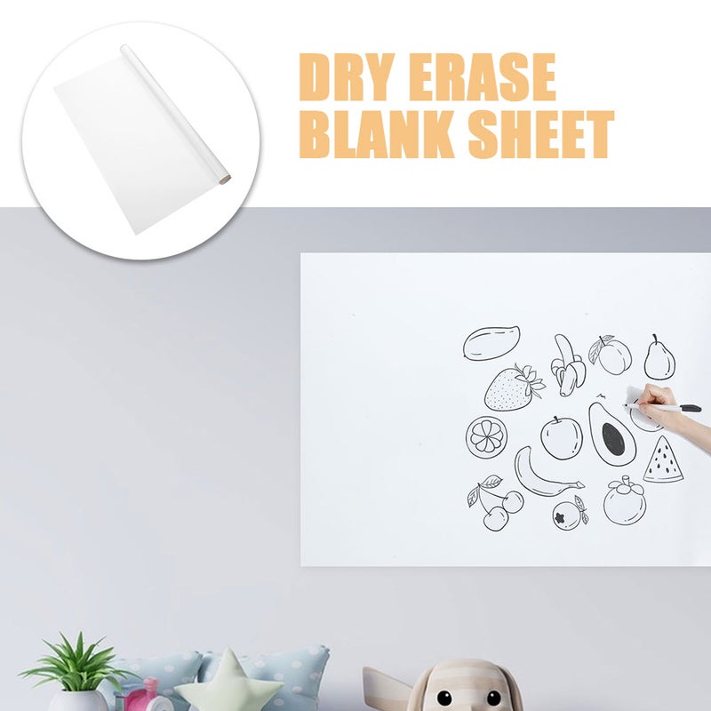 1 Set Multi-Function Whiteboard Dry Erase Board Erasable White Board Sticker Static White Board Sheet - Image 4
