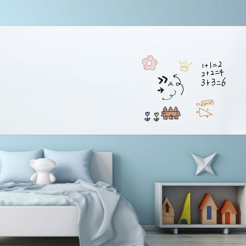 1 Set Multi-Function Whiteboard Dry Erase Board Erasable White Board Sticker Static White Board Sheet - Image 5