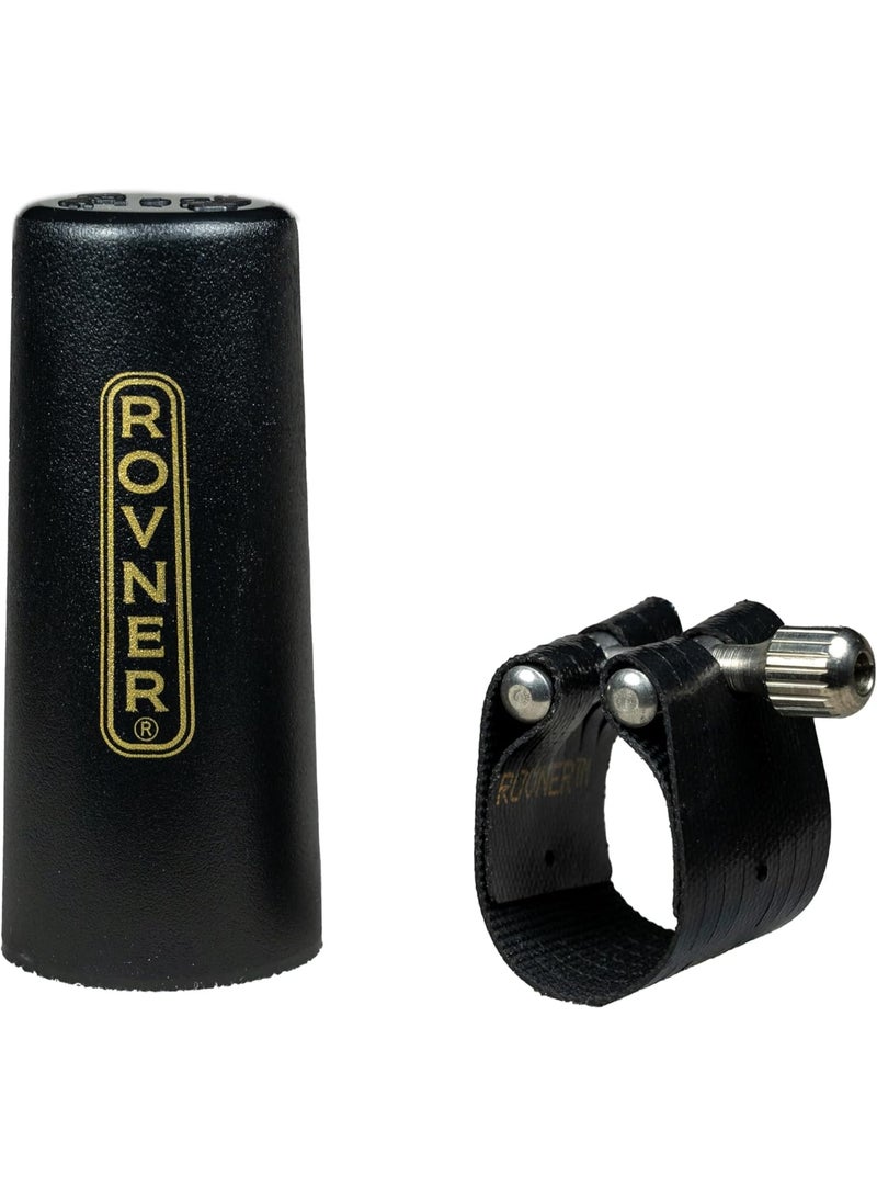 Rovner Rovner Ligature & Plastic Cap for Contra Alto Clarinet - Dark Ligature for Hard Rubber Mouthpiece (4RS) - Image 2