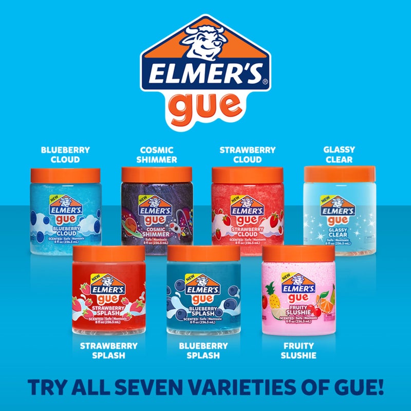 Elmer's Gue Pre Made Slime, Glassy Clear Slime, Great for Mixing in Add-ins, 2 Count - Image 5