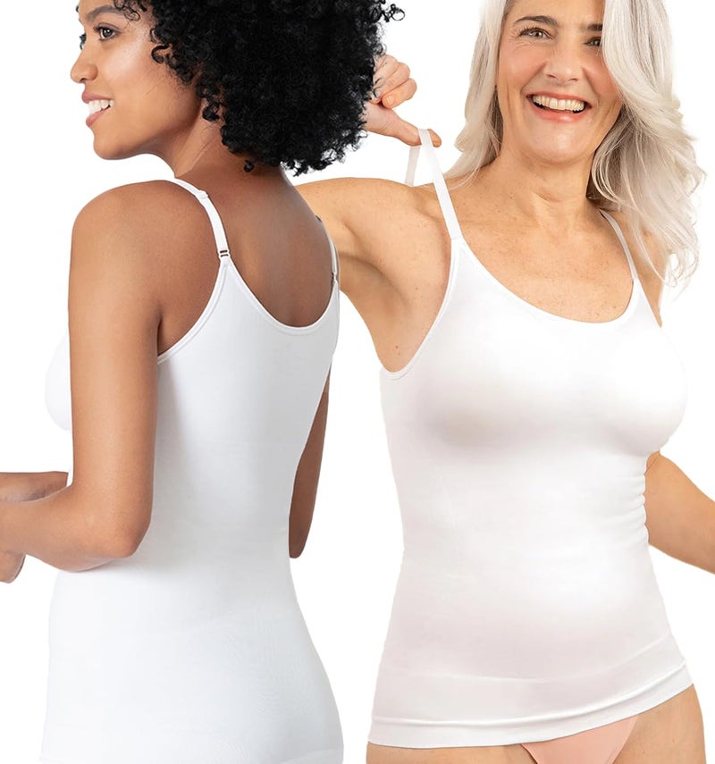 SHAPERMINT Womens Tops - Scoop Neck Cami Body Shaper for Women, Shapewear Tummy Control, Camisole Tank Tops for Women - Image 1