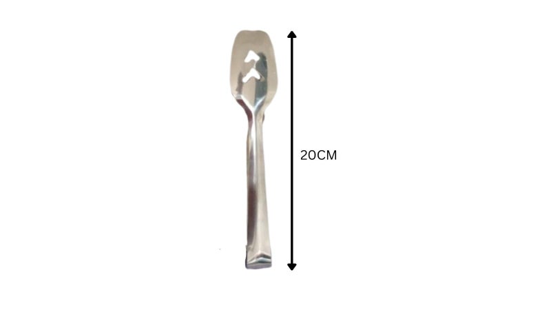 Zoov Serving Tongs Kitchen Tongs, Buffet Tongs, Stainless Steel Food Tong Serving Tong, Small Tongs (Silver) - Image 2