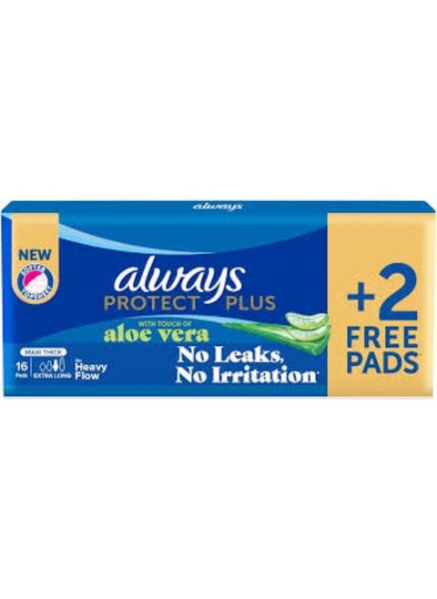 Protect Plus  Maxi Thick Extra Long 16pcs