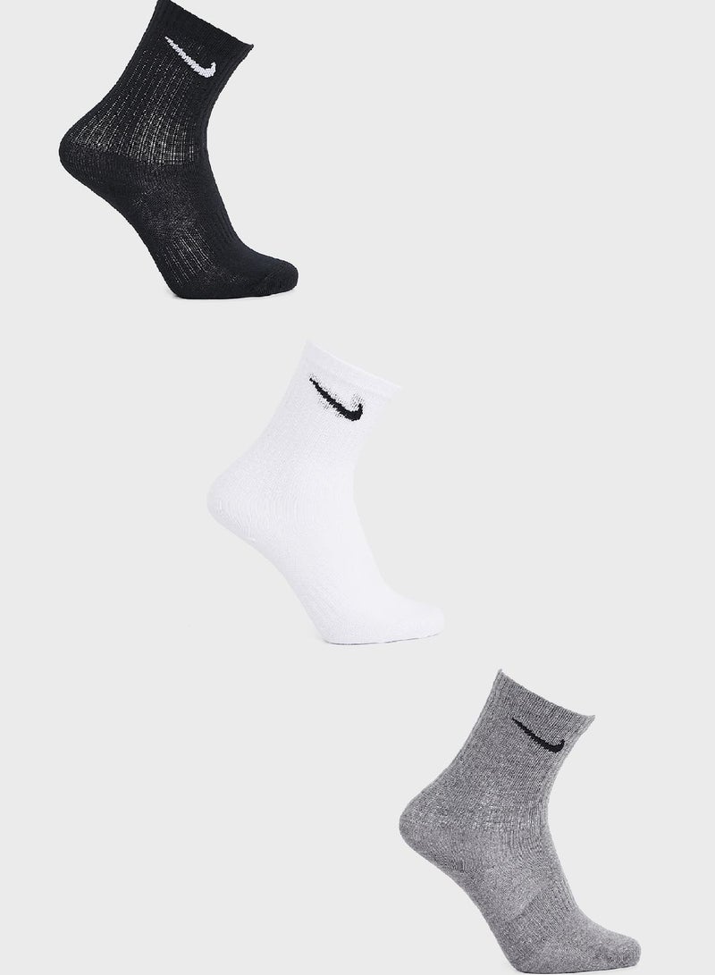 Nike U NK EVERYDAY LTWT CREW 3PR - 132N - Image 1