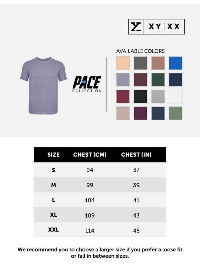 XYXX XYXX Men's Solid Regular Fit T-Shirt (XY_CR15_Tshirt_1_Navy  - Image 4