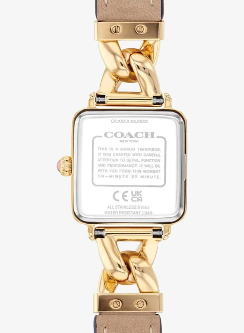 Coach  Quartz Movement analog Watch Leather Steel for Women | Best Price UAE