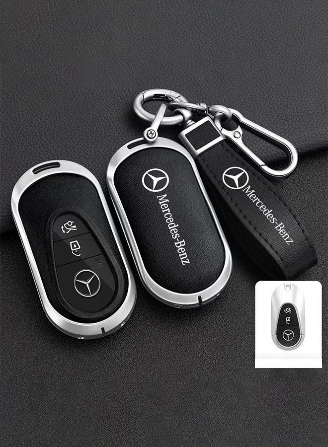 مناسبة ل 2021 مرسيدس بنز مفتاح حماية مجموعات الراقية سبائك الزنك سيارة مفتاح مجموعات - Image 1