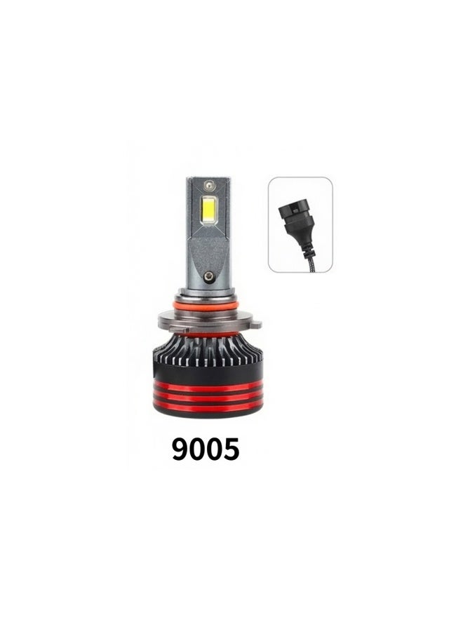 مصباح أمامي للسيارة LED طراز Y8 PRO-9005، ضوء أبيض 6500 كلفن، قدرة 50-65 واط، سطوع عالٍ، تبريد من الألومنيوم المستخدم في صناعة الطائرات، عمر طويل - Image 1