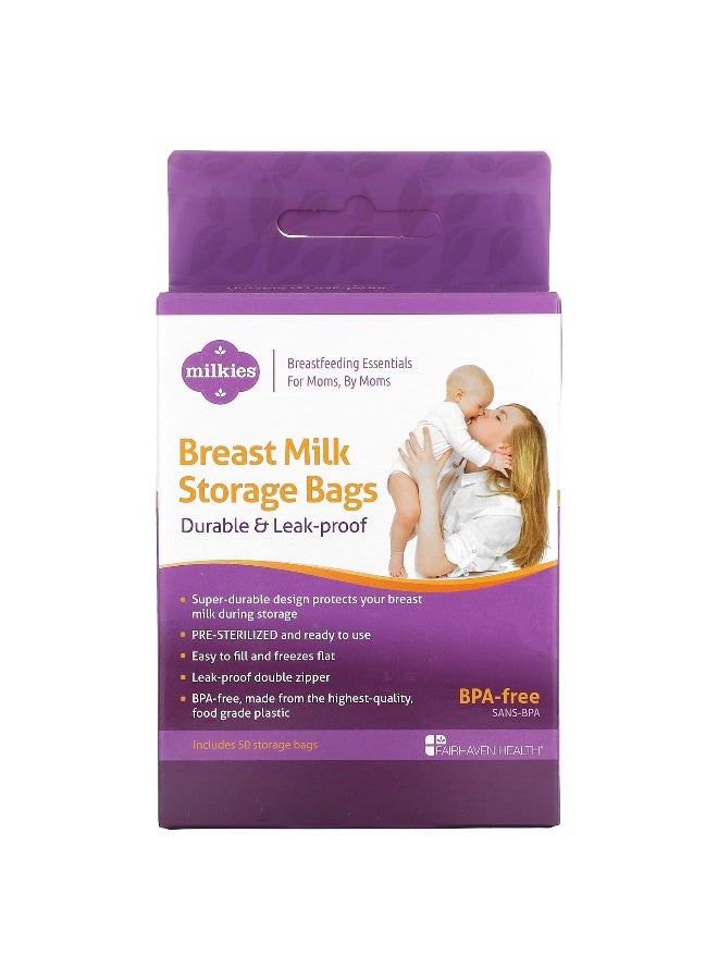 fairhaven health Fairhaven Health, Breast Milk Storage Bags, 50 Storage Bags - Image 1
