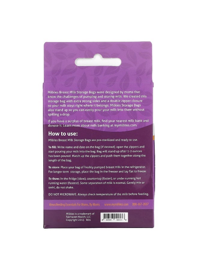 fairhaven health Fairhaven Health, Breast Milk Storage Bags, 50 Storage Bags - Image 2