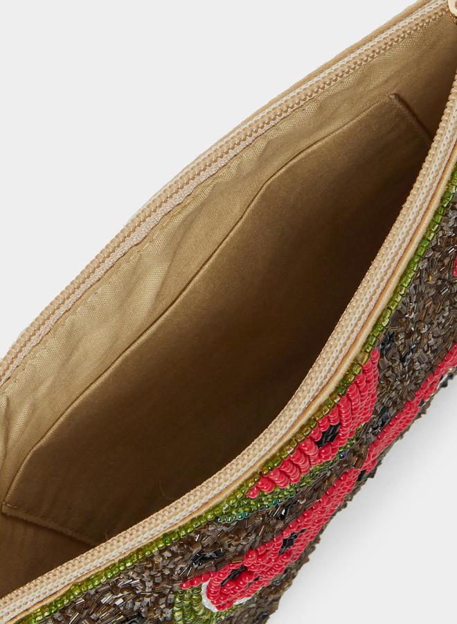 ستايلي شنطة كلاتش مرصعة بالخرز - Image 4