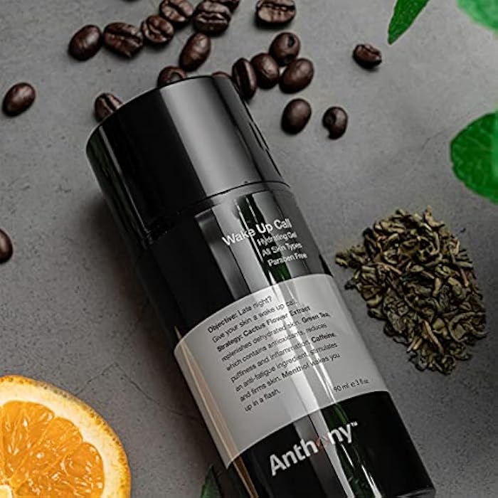 Anthony Wake Up Call, 3 Fl Oz, Face and Anti-Puffiness – Tired Skin Refresher & Moisturizer with Caffeine, Menthol, Green Tea, and Shea Butter - Image 2