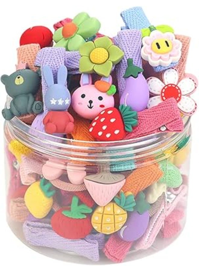 26 Pcs Colorful Hair Accessories Hair Clips for Girls Kids Baby Girl Toddlers Women (14711hb), One Size, Resin, No Gemstone - Image 2