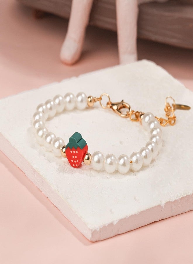 CXLDTE 1st Birthday Girl Gifts, Berry First Birthday Decor 1 Year Old Girl Gifts Strawberry Decorations Bracelet for Girls Granddaughter Daughter Niece - Image 3