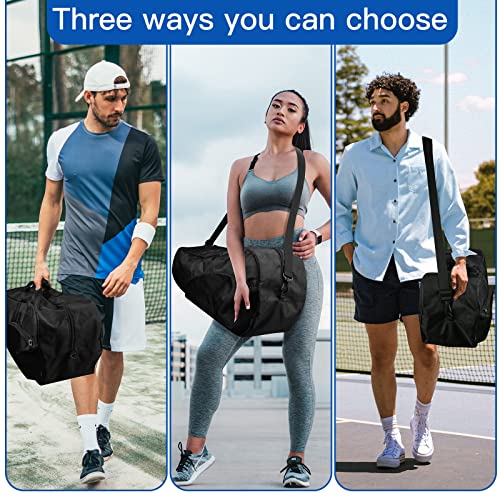 Xxerciz 3 Racquet Tennis Bag, Lightweight Tennis Bags for Women and Men to Hold Racket, Tennis Racquet Cover Bag with Adjustable Shoulder Strap for Tennis Players - Image 5