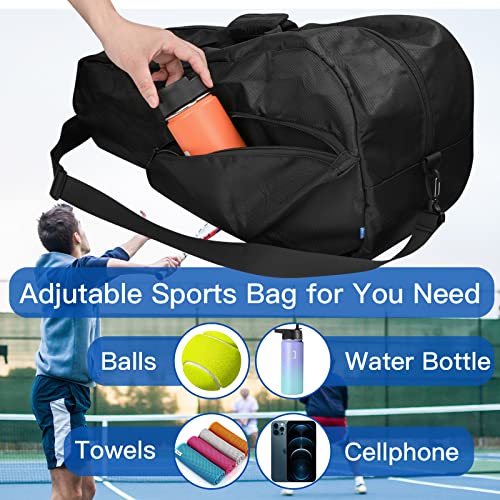Xxerciz 3 Racquet Tennis Bag, Lightweight Tennis Bags for Women and Men to Hold Racket, Tennis Racquet Cover Bag with Adjustable Shoulder Strap for Tennis Players - Image 4
