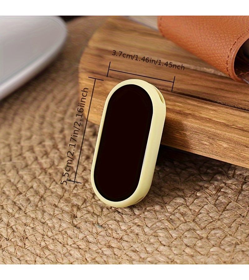 مناسب لسوار Xiaomi Mi Band 9 الإصدار السيراميكي - غطاء حماية من مادة TPU شفاف ونصف ملتف، مقاوم للصدمات، القشرة الخارجية فقط - Image 2