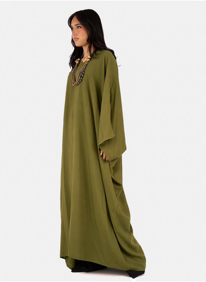 Clue Elegant Tencel Abaya  - Image 2