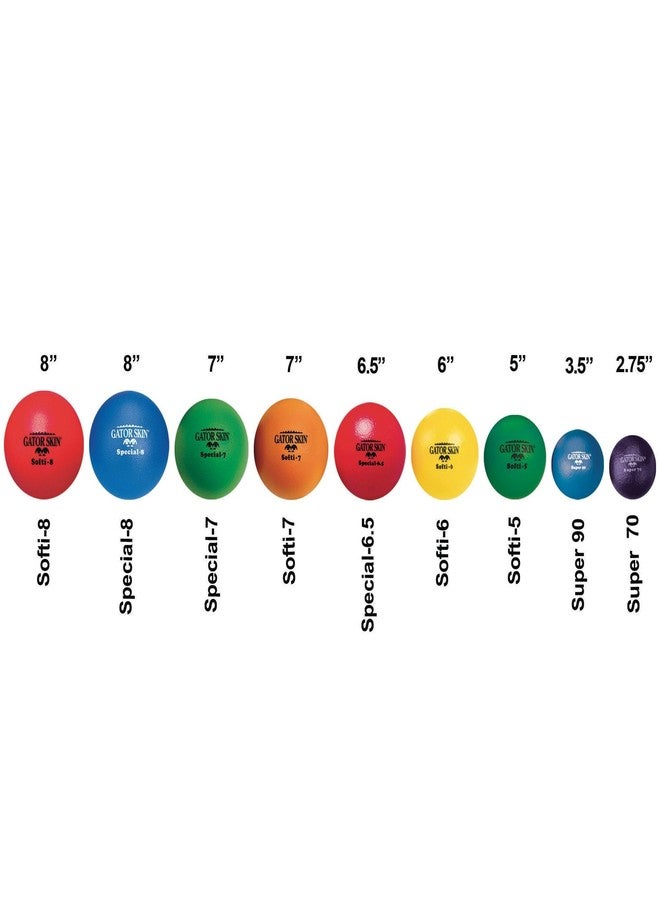 Gator Skin® Softi-8 Ball, 8" Red - Image 4