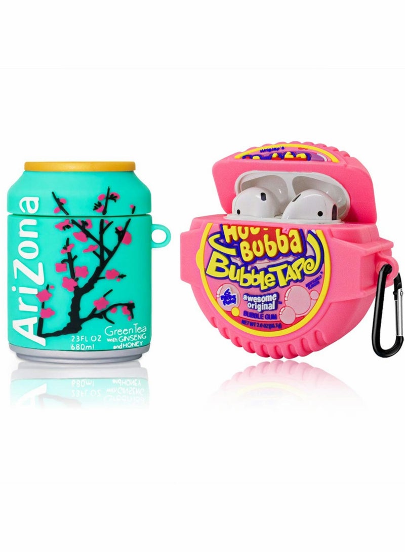 SYOSI Cartoon Cute Charging Cases for AirPods, Soft Skin Earphone Protective Cover for Girls Kids Boys  - Image 1