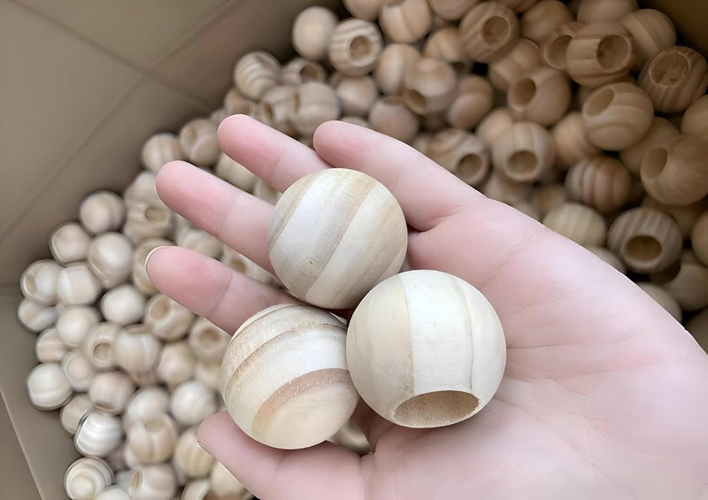 Chemical Free Cedar Wood Moth Balls 20 Pieces - Natural Clothes Storage Protector with Eucalyptus Beige Fragrance Sachet for Closets Drawers and Storage Boxes - Image 5
