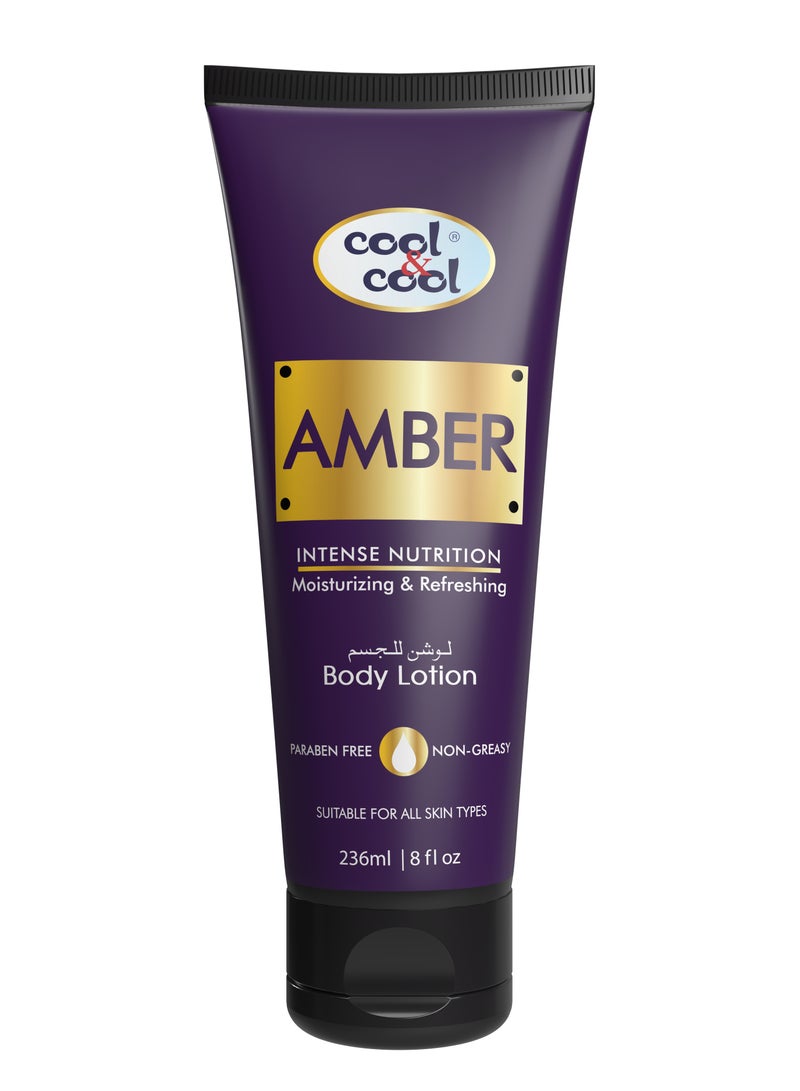 Cool & Cool Amber Body Lotion, 236ml - Image 1