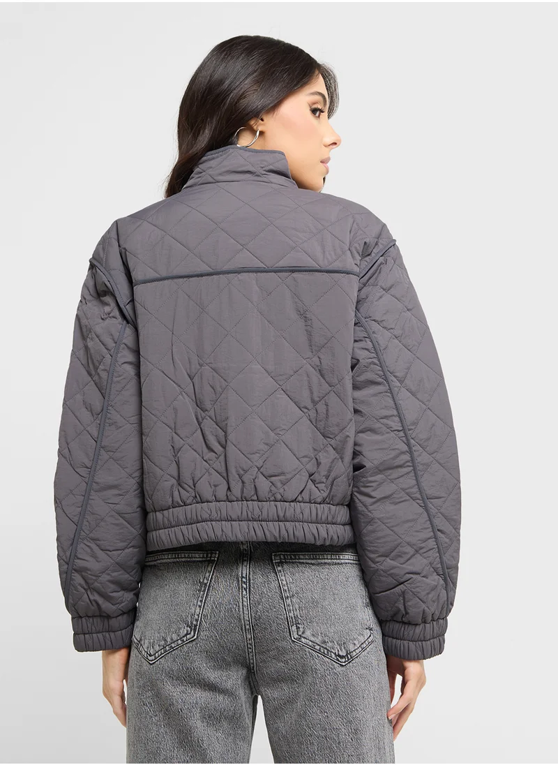 فيرو مودا Pocket Detailed Quilted Jacket