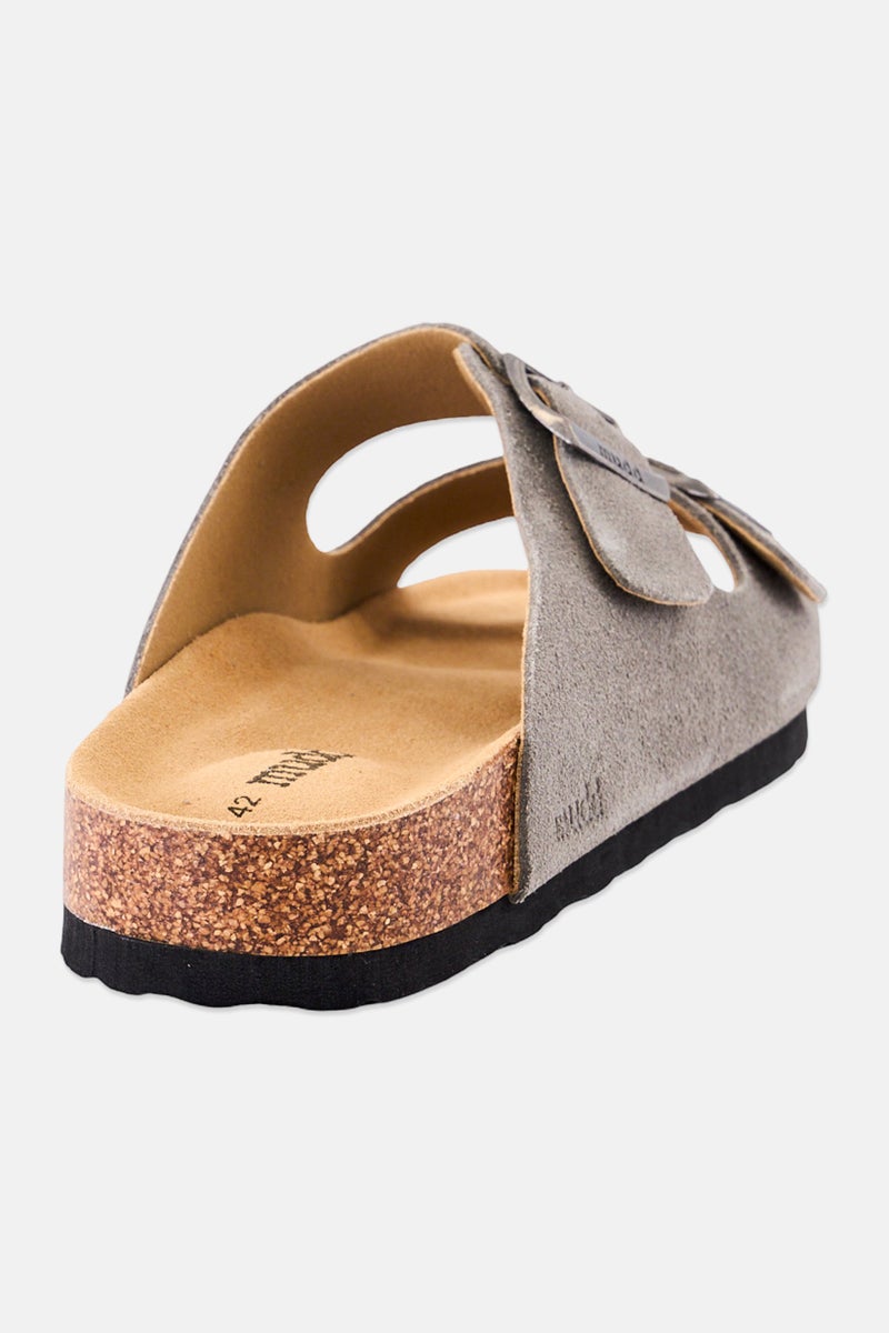 Mudd صنادل رجال مصنوعة من الفلين، رمادي - Image 2