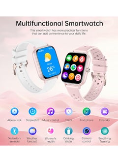 RollsTimi  Smart Watch for Women Men Heart Rate Monitor Fitness Tracker, Pink Smart Watches for Women Digital Mens Watches Answer Call Waterproof Running Smartwatch Compatible Android IOS  - Image 3
