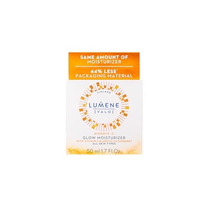 Lumene Nordic-C [Valo] Glow Moisturizer - Radiance Boosting Facial Moisturizer for Dry Skin - Enriched with Hyaluronic Acid & Vitamin C to Visibly Brighten + Plump Skin - 100% Vegan Skin Care (1.7 oz) - Image 2