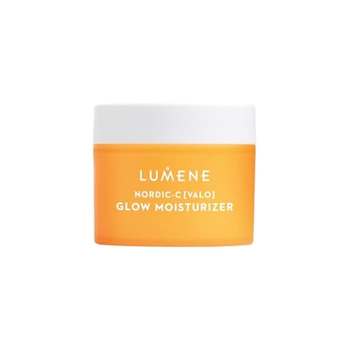 Lumene Nordic-C [Valo] Glow Moisturizer - Radiance Boosting Facial Moisturizer for Dry Skin - Enriched with Hyaluronic Acid & Vitamin C to Visibly Brighten + Plump Skin - 100% Vegan Skin Care (1.7 oz) - Image 1