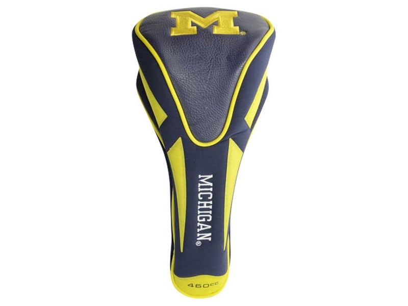 Team Golf NCAA Michigan Wolverines Single Apex Driver Head Cover Golf Club Single Apex Driver Headcover, Fits All Oversized Clubs, Truly Sleek Design - Image 3