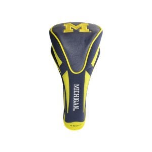 Team Golf NCAA Michigan Wolverines Single Apex Driver Head Cover Golf Club Single Apex Driver Headcover, Fits All Oversized Clubs, Truly Sleek Design - Image 2